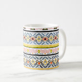 Stammesgrunge: Ethno Folk Retro. Kaffeetasse (VorderseiteRechts)