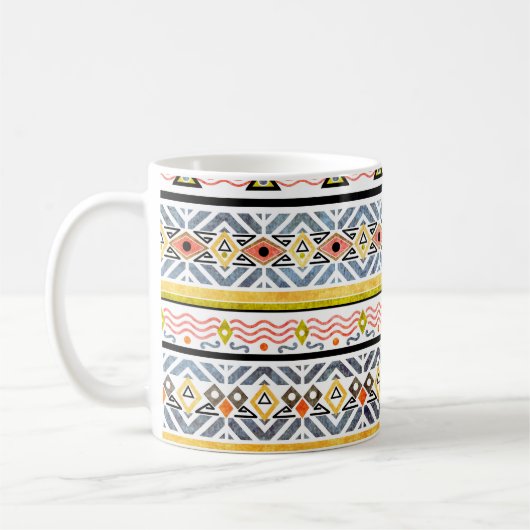 Stammesgrunge: Ethno Folk Retro. Kaffeetasse (Links)