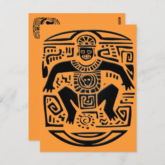 Stammeskönig Postkarte (Vorne/Hinten)