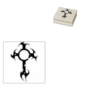 Stammeskreuz-Briefmarke Gummistempel (Stempel)