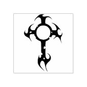 Stammeskreuz-Briefmarke Gummistempel (Prägung)