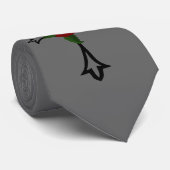 Stammeskreuz mit Rote Rose-Krawatte Krawatte (Gerollt)