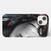 Stammeskrieger iPhone Hülle (Rückseite (Horizontal))