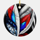 Stammeskrieger Keramik Ornament (Hinten)