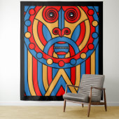 Stammeskrieger Wandteppich (Beispiel)