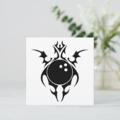 Stammeskugel Einladung (Stehend Vorderseite)