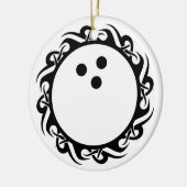 Stammeskugel Keramik Ornament (Links)