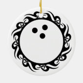 Stammeskugel Keramik Ornament (Hinten)