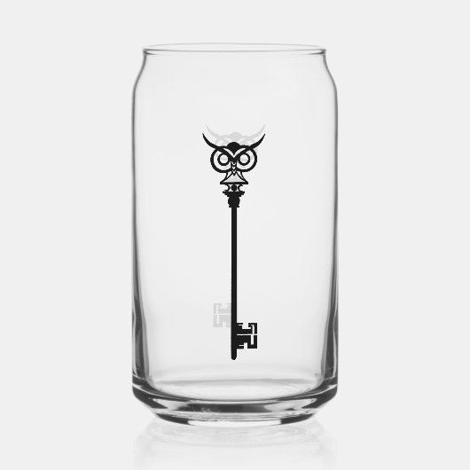 Stammeskugel Skelettschlüssel Dosenglas (Vorderseite)