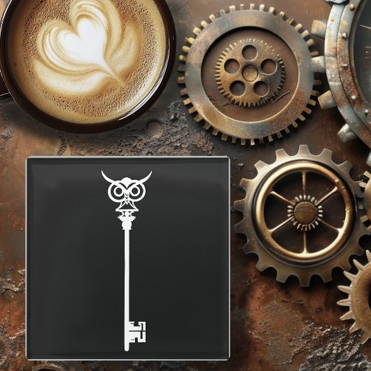 Stammeskugel Skelettschlüssel Glasuntersetzer