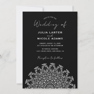 Stammeskultur Land Kultur Wappen Mandala Hochzeit Einladung