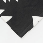 Stammeskultur. Stilvolles primitives Geomet Fleecedecke (Ecke)