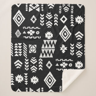 Stammeskultur. Stilvolles primitives Geomet Sherpadecke