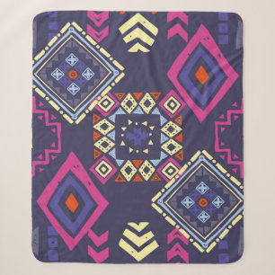 Stammeskultur. Stilvolles primitives Geomet Sherpadecke