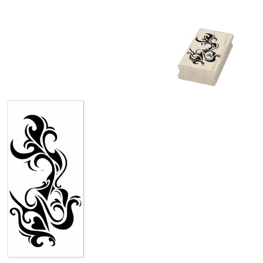 Stammeskunst-Briefmarke Gummistempel (Stempel)