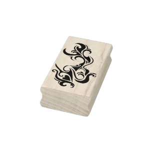 Stammeskunst-Briefmarke Gummistempel