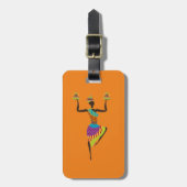 Stammeskunst Gepäckanhänger (Vorderseite vertikal)