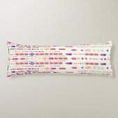 Stammeskunst in strukturiertem Muster Seitenschläferkissen (Vorderseite)