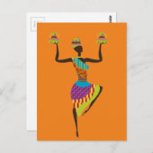 Stammeskunst Postkarte (Vorne/Hinten)