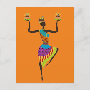 Stammeskunst Postkarte