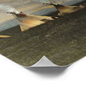 Stammeslager der Blackfeet-Amerikanische Ureinwohn Poster (Ecke)