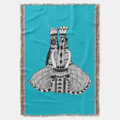 Stammeslephant Custom Throw Blanket Decke (Vorderseite Vertikal)