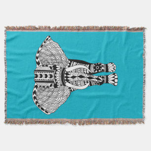 Stammeslephant Custom Throw Blanket Decke