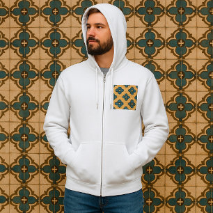 Stammesmaske Afrikanisches ethnisches Gesichtsmust Hoodie