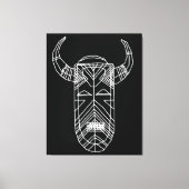 Stammesmaske Leinwanddruck (Vorderseite)