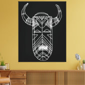 Stammesmaske Leinwanddruck (Insitu (Wohnzimmer))