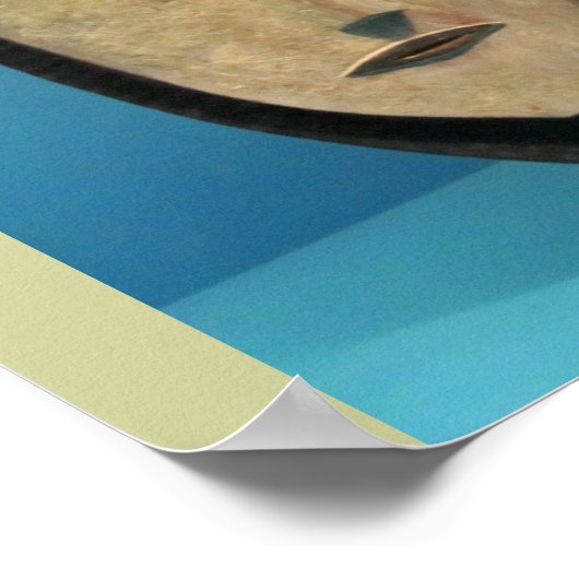 Stammesmaske Poster (Ecke)