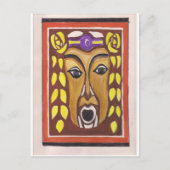 Stammesmaske Postkarte (Vorderseite)