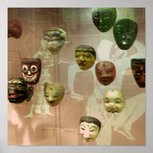 Stammesmasken Poster (Vorne)