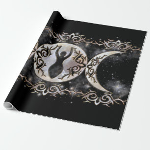 Stammesmondstein Göttin Dreifacher Mond Geschenkpapier