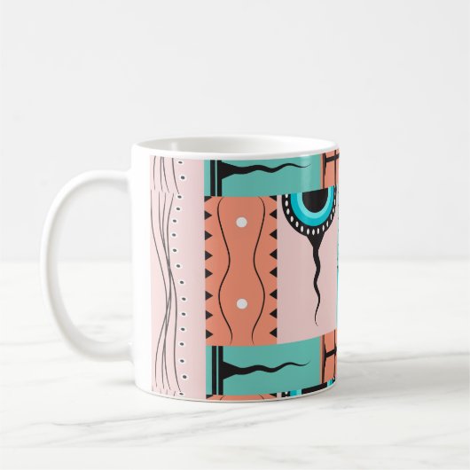 Stammesmuster Kaffeetasse (Links)