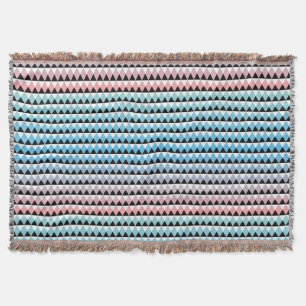 Stammesmuster mit Azteken-Ombre-Effekt Decke