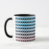 Stammesmuster mit Azteken-Ombre-Effekt Tasse (Links)