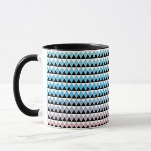 Stammesmuster mit Azteken-Ombre-Effekt Tasse