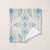 Stammespfeile, Meerglas, Blau, Creme, Beutel Badhandtuch Set (Waschlappen)