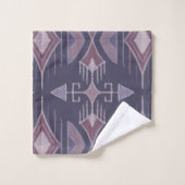 Stammespfeile, Pflaume, Dusty-Rose, Mauve, Rosa Bl Badhandtuch Set (Waschlappen)