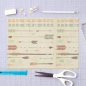 Stammespfeile Vintages modernes Muster Seidenpapier (Handwerk)