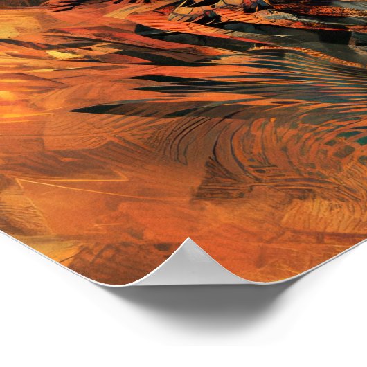 Stammesrhythmen: Der Tanz von Algorithmen Poster (Ecke)