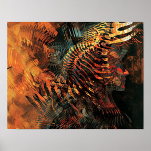 Stammesrhythmen: Der Tanz von Algorithmen Poster