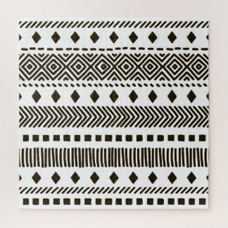 Stammesrhythmen: Ethnische geometrische Muster Puzzle