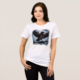 Stammesrüstung-Rabe-T-Shirt – Halloween-Edition Tri-Blend Shirt