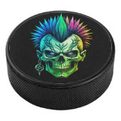 Stammesschädel Eishockey Puck (3/4)