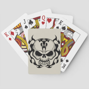 Stammesschädel Spielkarten