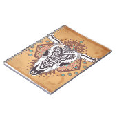 Stammesschädel: Vintage Tierillustration. Notizblock (Linke Seite)