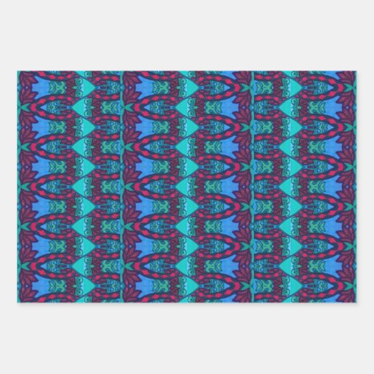 Stammesschale Geschenkpapier Set (Vorderseite 3)