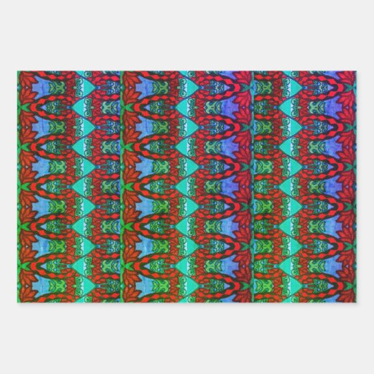 Stammesschale Geschenkpapier Set (Vorderseite 2)